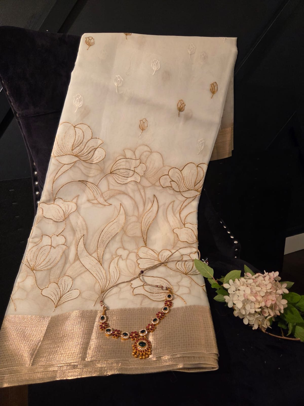 Women Orgenza Sarees